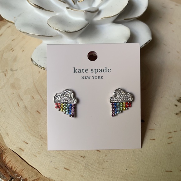 NWT KATE SPADE “INTO THE SKY” STUD EARRINGS! - Picture 3 of 5